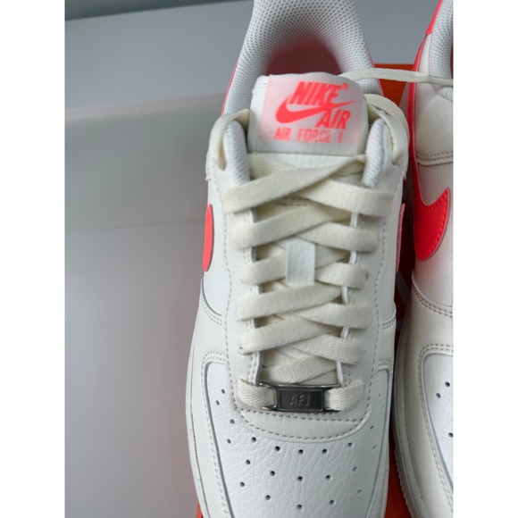 Nike Air Force 1 07 NN Womens Sail Hot Lava DV3808-110 Sneakers Size 8 NWB - Picture 6 of 8